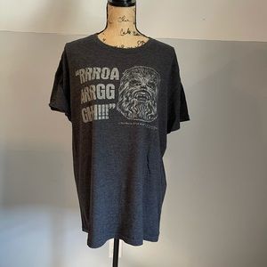 EUC!  Star Wars Chewy tee